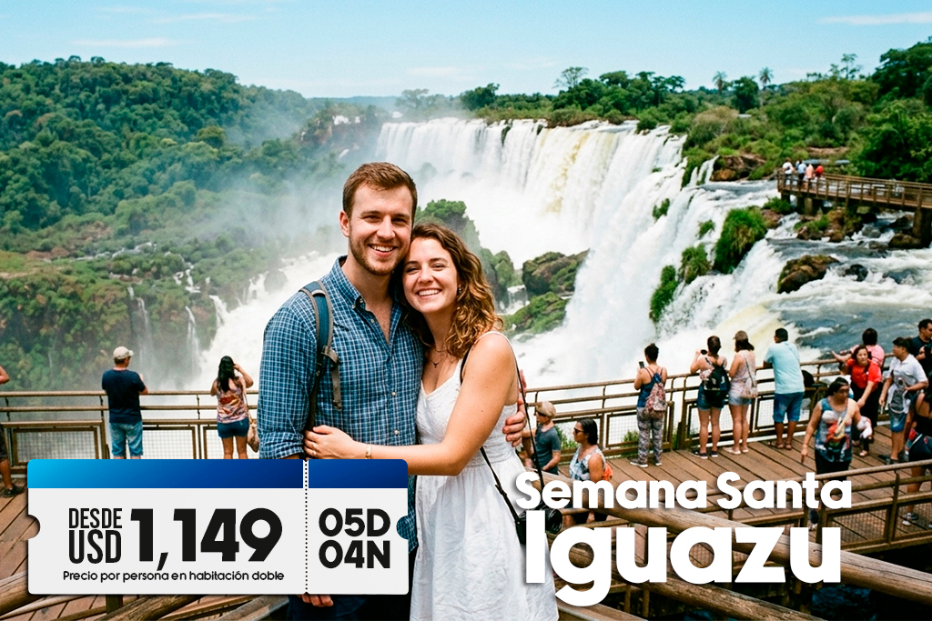 Paquetes de viaje a las Cataratas del Iguazú para Semana Santa.