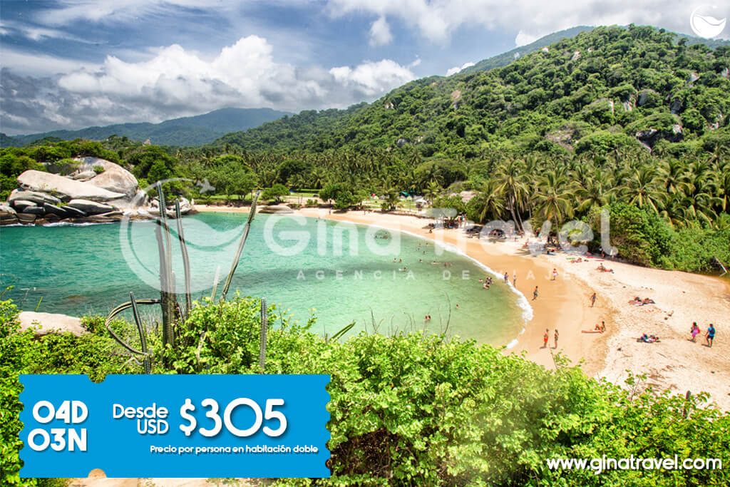 Paquetes internacionales a Santa Marta Colombia con todo incluido: playas, tours y hospedaje.