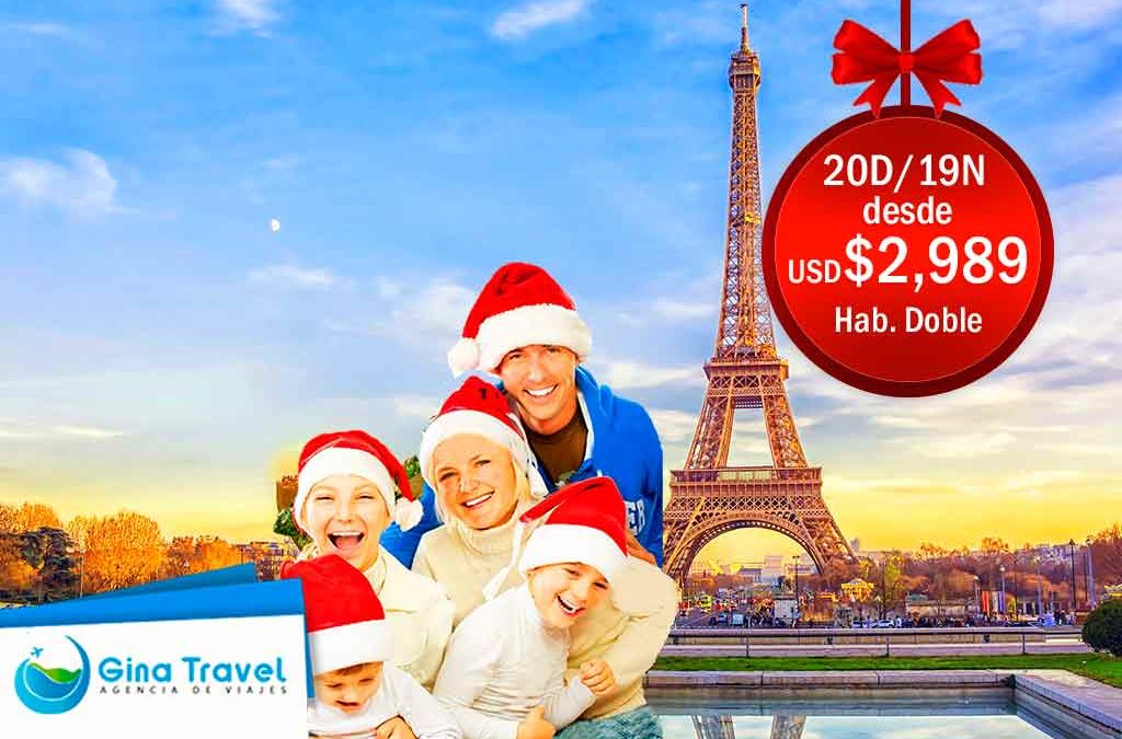 paquetes navidad y anio nuevo en paris y roma