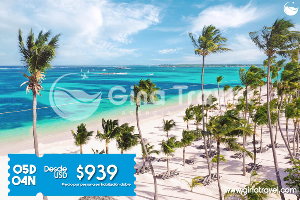 Paquetes turísticos a Punta Cana.