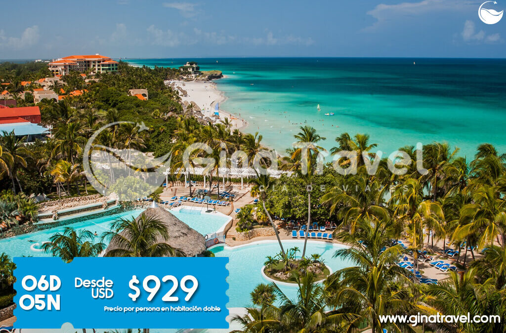 Oferta de paquetes de vacaciones todo incluido en Varadero.