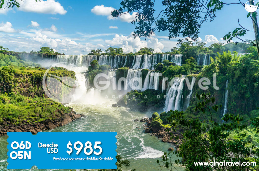 Paquetes turísticos para viajar a las Cataratas del Iguazú.