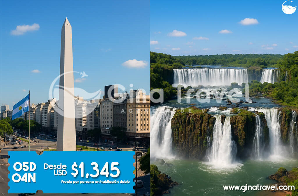 Paquetes turísticos a Buenos Aires e Iguazú con visitas guiadas, excursiones y precios desde Perú