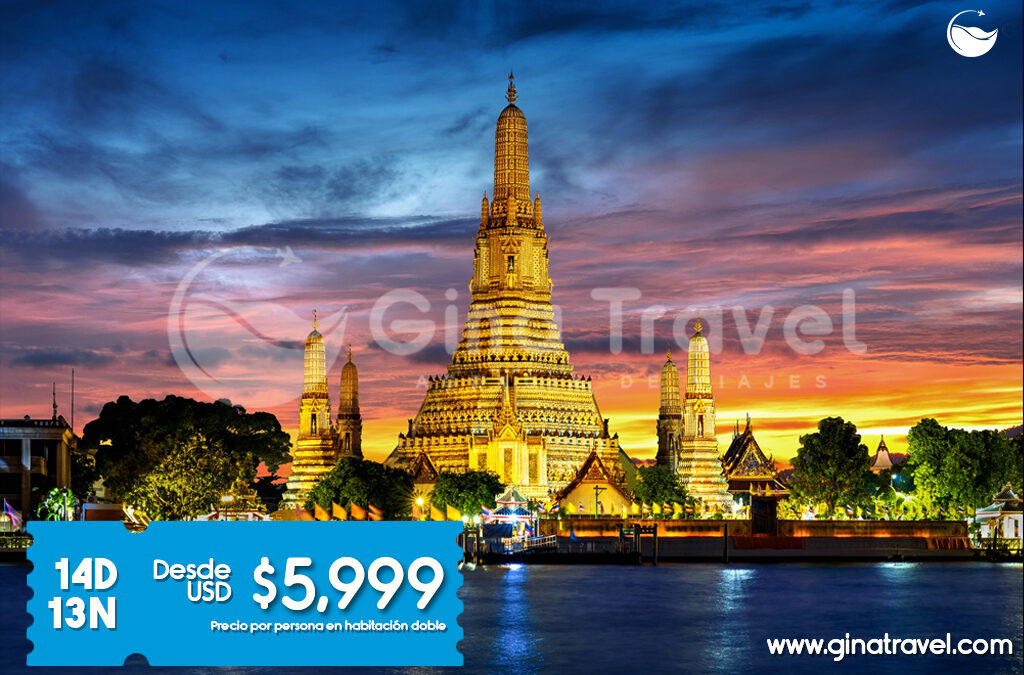 Paquetes de viaje a Tailandia y Phuket con playas paradisíacas y cultura exótica al alcance.