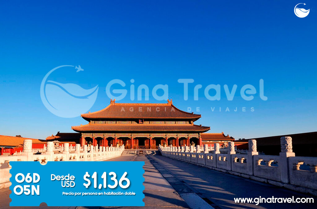Tour a China con visitas a Beijing y Shanghai
