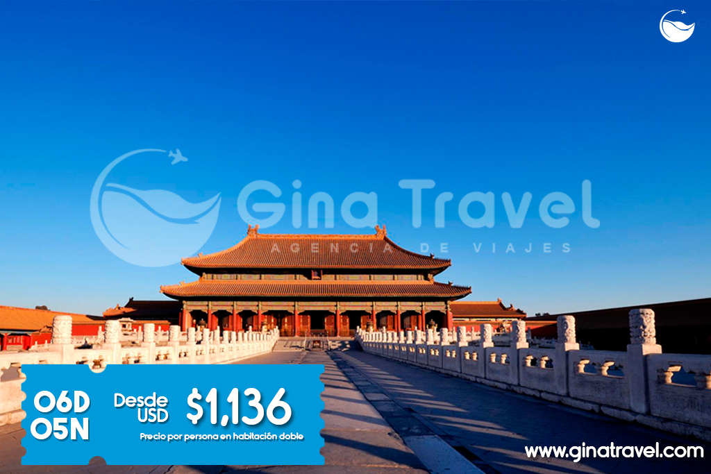 Tour a China con visitas a Beijing y Shanghai