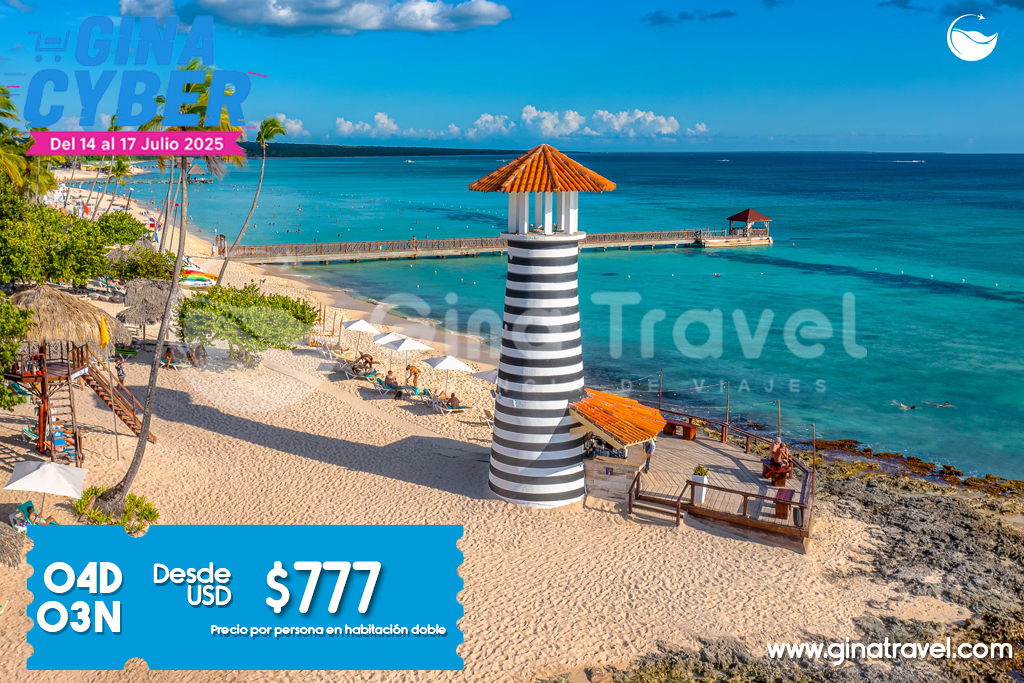 Paquetes turísticos a La Romana en oferta por Cyber Week con vuelos, hotel y todo incluido - Gina Travel