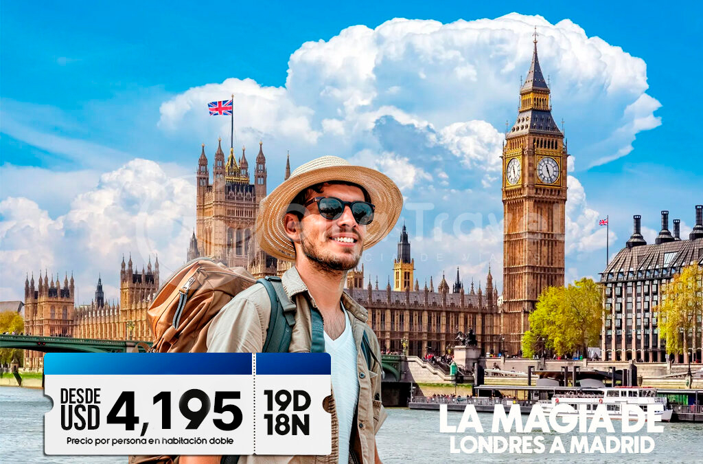 Paquetes a Europa Fantástica con recorrido por Madrid, París, Zúrich, Venecia, Roma, Florencia, Costa Azul y Barcelona.